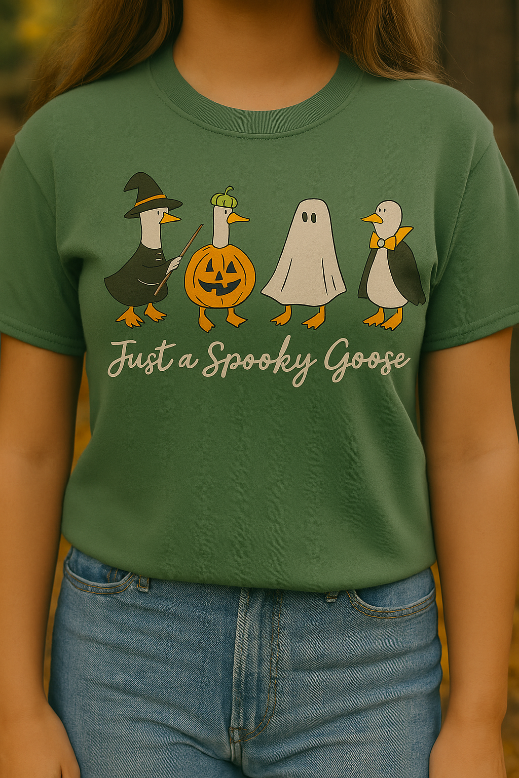 Just a Spooky Goose Tee
