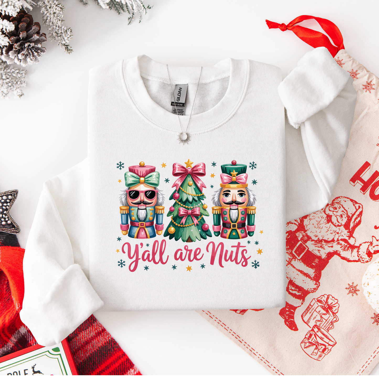 Y’all Are Nuts Christmas Sweatshirt