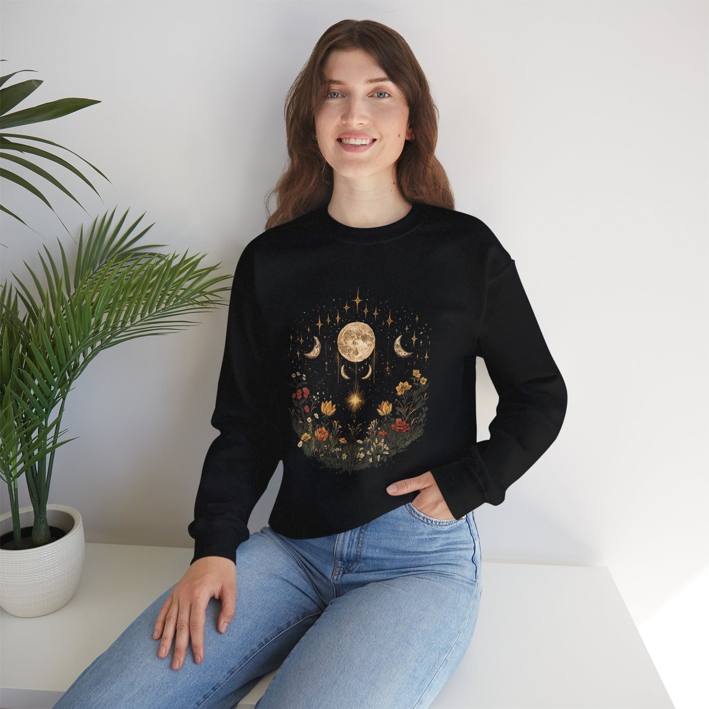 Gildan Celestial Moon Sweatshirt