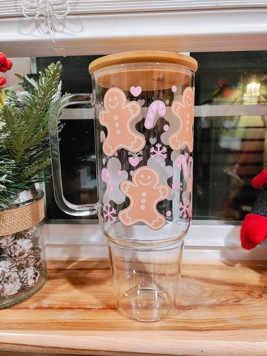Gingerbread Candy Christmas 40 oz Cup