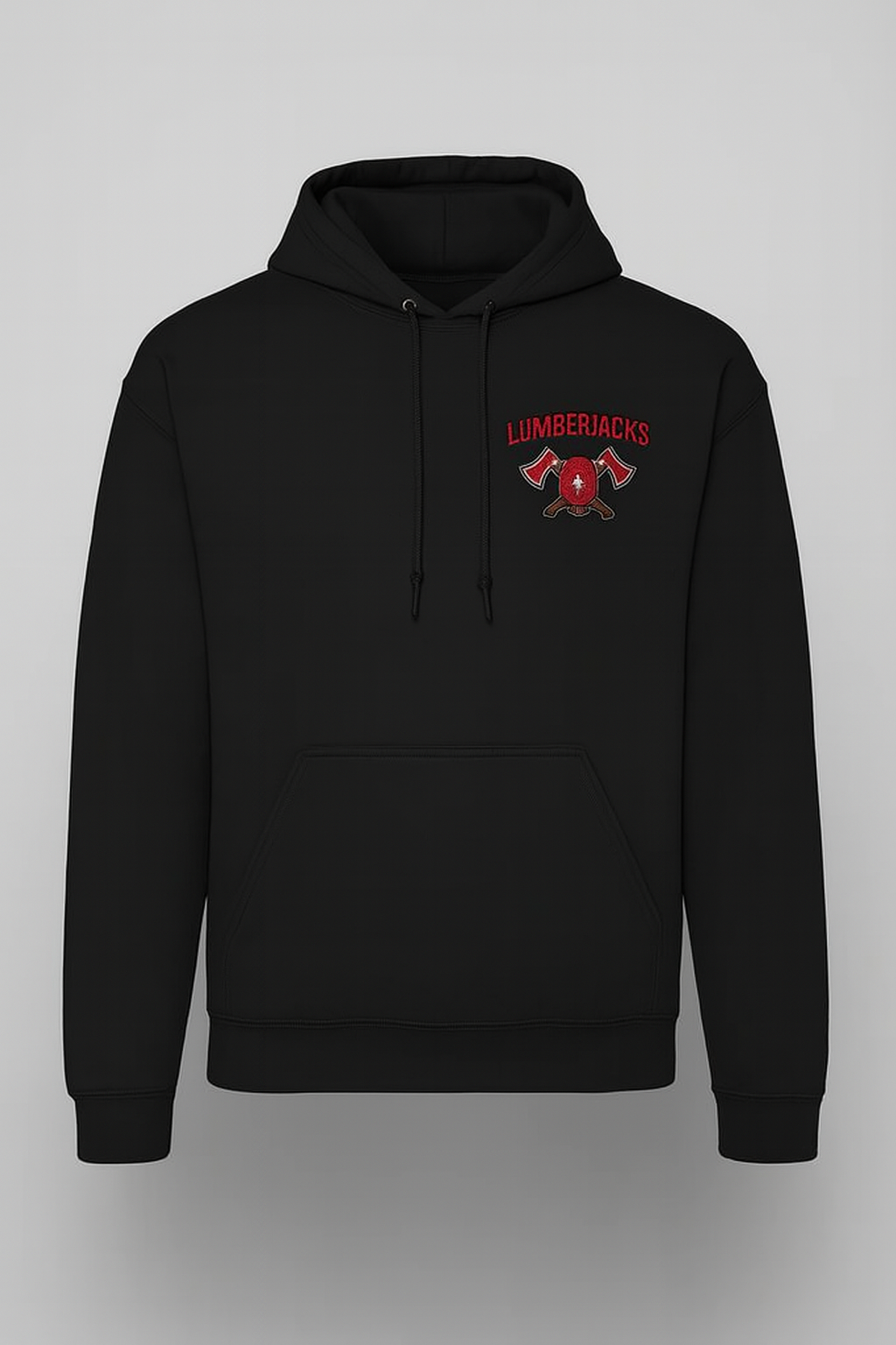 Lumberjacks Football Hoodie-Left Chest