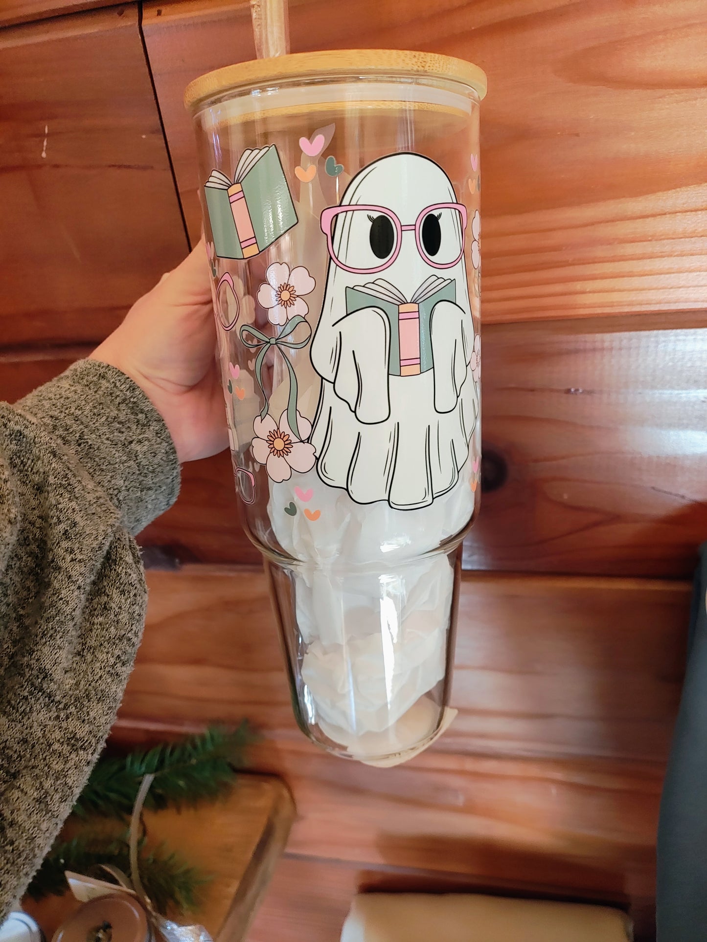 Ghost Smarty Pants 40oz Glass Can