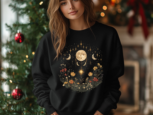 Gildan Celestial Moon Sweatshirt