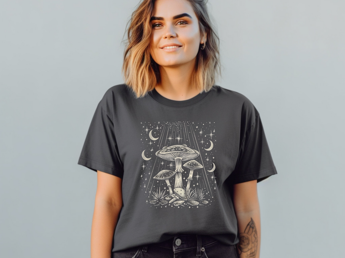 Comfort Colors® Boho Retro Hippie Mushrooms