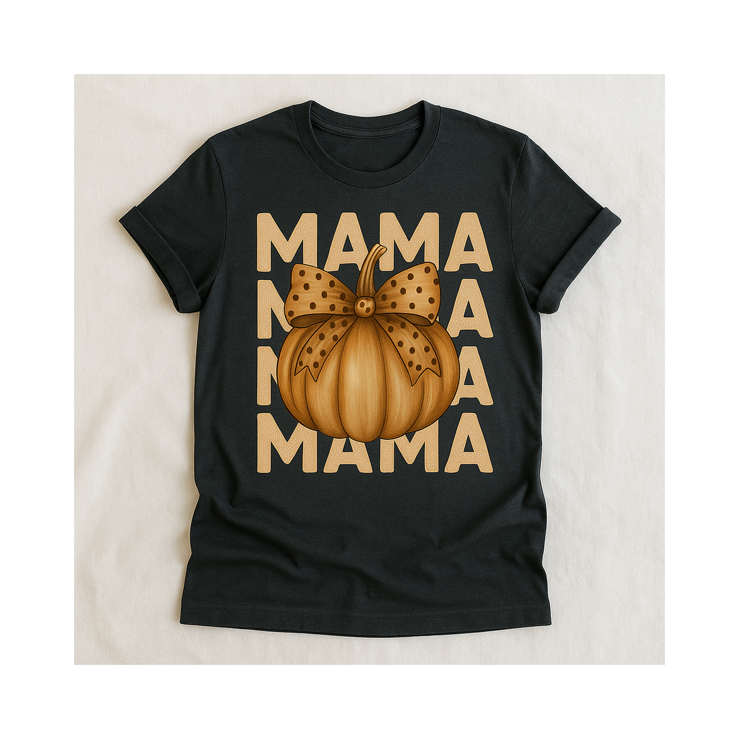 Mama & Mini Pumpkin Bow Matching Fall Shirts – Mini Tee