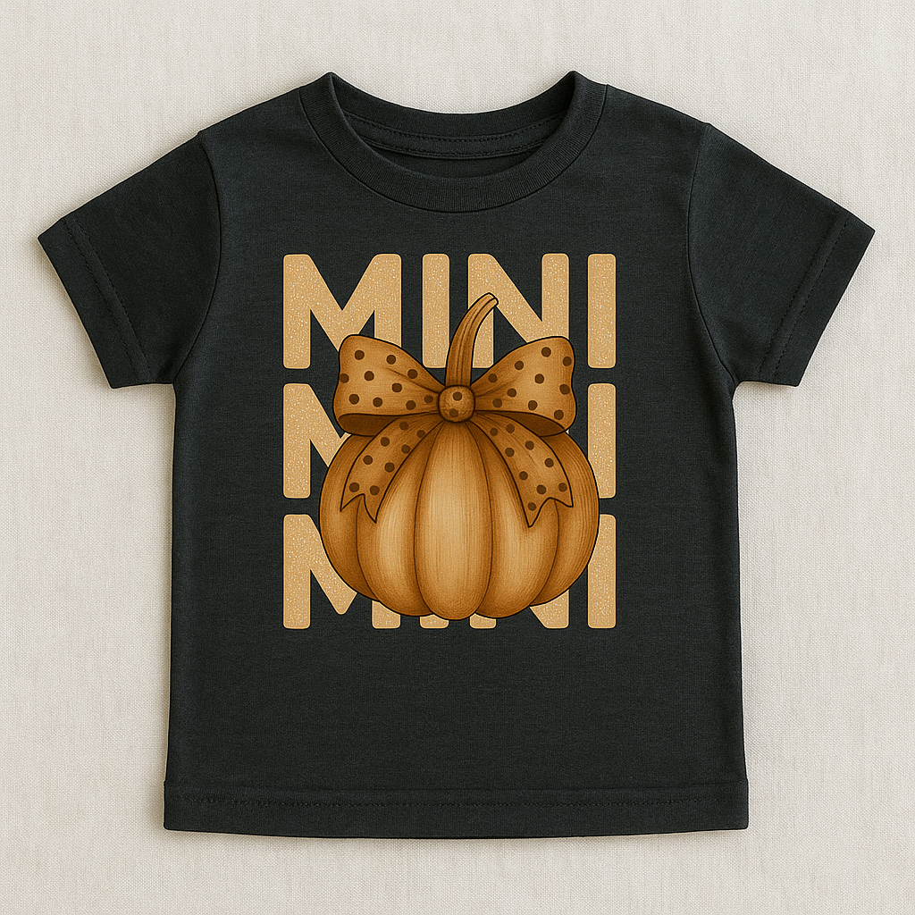 Mama & Mini Pumpkin Bow Matching Fall Shirts – Mama Tee