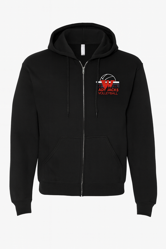 Westwood Lady Jacks Volleyball Zip Hoodie